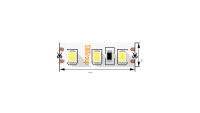 Лента светодиодная стандарт 2835 120LED/м 12Вт/м 12В IP20 со скотчем 3М тепл. бел. (уп.5м)  00-00009237 Лента светодиодная стандарт 2835 120LED/м 12Вт/м 12В IP20 со скотчем 3М тепл. бел. (уп.5м)  00-00009237