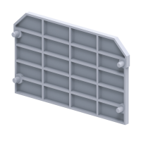 Крышка концевая для клеммы проходной OptiClip EPCMC2-2-QUATTRO сер.  289807 Крышка концевая для клеммы проходной OptiClip EPCMC2-2-QUATTRO сер.  289807