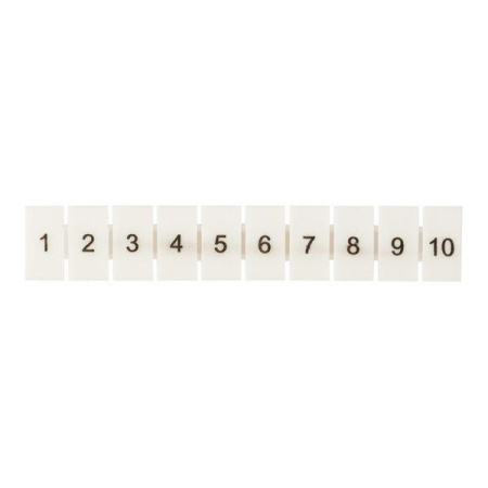 Маркеры для UT/ST/Push-in 2.5 с нумерацией 1-10 (уп.100шт)  zb-st-2.5-1-10