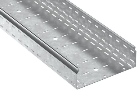 Лоток листовой перфорированный ESCA 7 100х300 L2000 сталь 2.0мм HDZ  CLP10-100-300-200-2-HDZ