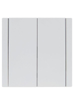 Выключатель 2-кл. СП FORTE&PIANO 10А FP205 бел.  FP-V20-0-10-1-K01