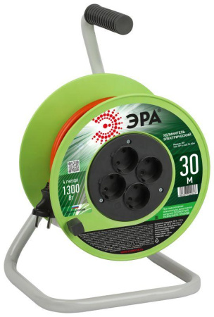 Удлинитель на катушке 4х30м без заземл. RP-4-2x0.75-30m ПВС 2х0.75  Б0059780