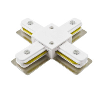 Коннектор X-образный PTR CX-WH накладной/подвесной шинопровод бел. Pro  5010888