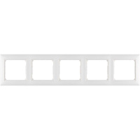 Рамка 5-м Valena горизонт. бел. Leg 774455