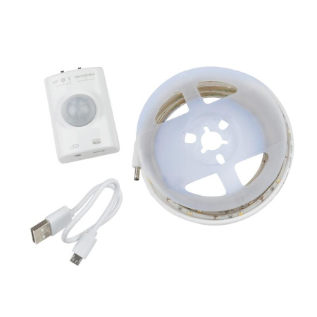 Комплект светодиодной ленты ULS-R21-2.4Вт/4000K/1.0M/RECH SENSOR Smart Light на самоклеящейся основе 1м аккум. Li-Ion 1100 мАч  UL-00004450
