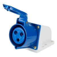 Розетка 123 стационарная 2P+PE 32А 220В IP44  11-8912