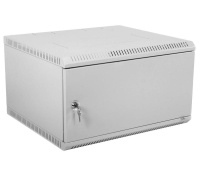 Шкаф коммутационный настенный ШРН-Э-6.500 6U 600х520мм передн. двер. стеклян. несъемн. боков. панель 50кг 470мм 14.94кг 345мм сер.  1132005