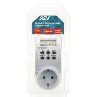 Таймер недельный электронный с заземл. 1.8кВт бел.  66989 6