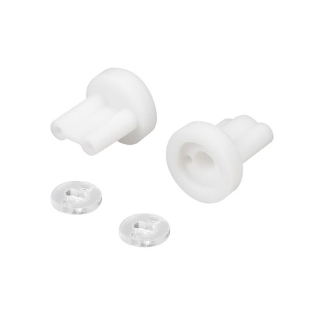 Заглушка ARL-MOONLIGHT-ROUND-13-S-CAP-SET-WH пластик (комплект)  044964