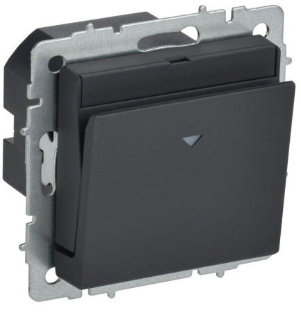 Выключатель карточный BRITE 30А ВС10-1-8-БрГ механизм графит  BR-V11-0-10-K53