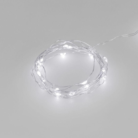 Гирлянда светодиодная ARD-DEW-HOME-2000-CLEAR-20LED-STD White6000 3V Battery Pack Ardecoled IP20 Ardecoled 048701