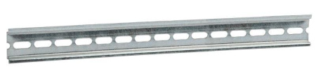 DIN-рейка перфорированная L400 NR-001-14 оцинк. (уп.10шт)  Б0036466