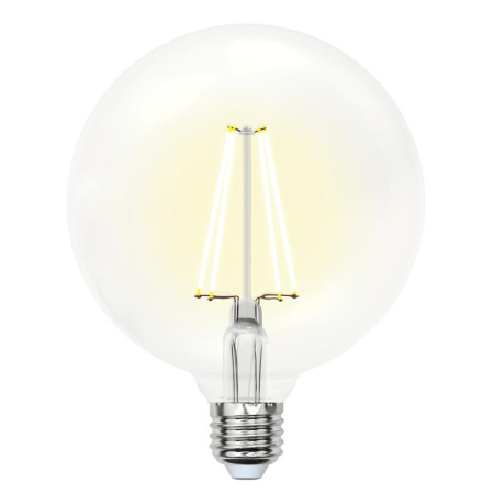 Лампа светодиодная LED-G125-15W/3000K/E27/CL PLS02WH Sky прозр. картон  UL-00004860