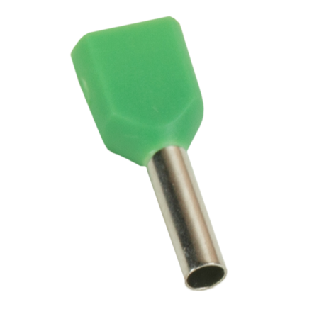 Наконечник штыревой втулочный под два провода НШвИ2 OptiKit T-Shv2-PVC- 1.0-8 (уп.100шт)  278045