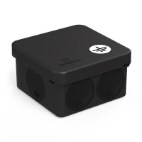 Коробка уравнивания потенциалов ОП 60-0200-9005-У для прямого монтажа двухкомпонентная безгалогенная (HF) 70х70х40 черн.  60-0200-9005-У