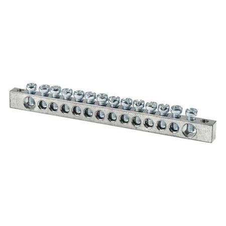 Шина PEN "ноль-землядюйма 6x9 14 отвер. цинк крепеж по краям  sn1-63-14-k