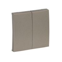 Панель лицевая Валенсия для выключателя 2-кл. 10А кашемир PROxima  ESV10-L-023-40