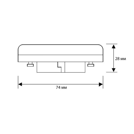 Лампа светодиодная LED-GX53-12W-GX53-4K 12Вт GX53 4500К 180-240В  14237