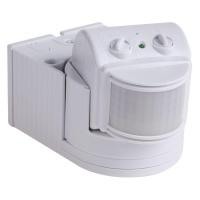 Датчик движения настенный ДДС 04 180град. 1200Вт 10-2000Лк 12м 10-420сек IP44  11-9212