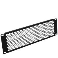 Фальш-панель 3U перф. RAL 9004 черн.  BP 0038.900