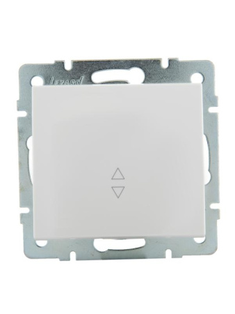 Переключатель проходной 1-кл. СП Rain IP20 механизм бел.  703-0288-105
