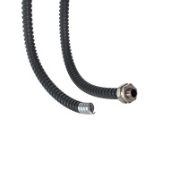 Металлорукав DN 16мм в герметичной полиуретановой оболочке Dвн.15.5мм Dнар.18.5мм черн. (уп.50м)  6071PU-015N