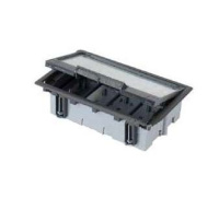 Лючок 4 S-мод.  Connect графит + рамка SF470-14