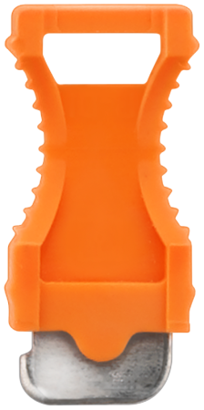 Вставка изолирующая для пружинных клемм 2.5 - 4кв.мм STANDARD И COMPACT оранж.  8WH90400DB04
