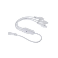 Разветвитель-Y для уличных гирлянд Professional (1 вход 3 выхода) бел. ПВХ  315-411