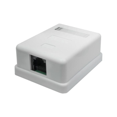 Розетка компьютерная 8P8C RJ-45 UTP кат.5E 1 порт (DIY)  10-0307-1