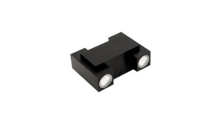 Бра двухстороннее TIP F GW-8211-12-BL-WW 12Вт 3000К IP20 черн.  00-00002079