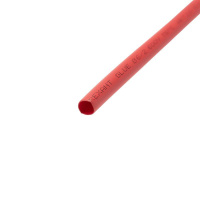 Трубка термоусадочная двустенная клеевая 6/2 (3:1) 1м красн.  26-6004