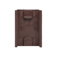 Соединитель 15х10 под темн. дерево Plast PROxima (уп.4шт)  cond-15-10x4