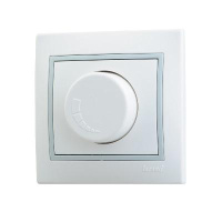 Светорегулятор СП 500Вт Mira с фильтром и предохранителем бел.  701-0215-117