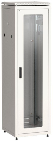 Шкаф сетевой 19дюйм LINEA N 33U 600х800мм стекл. передн. дверь (3 коробки) сер.  LN35-33U68-G