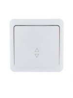 Переключатель проходной 1-кл. 1п ОП Viola 10А IP20 бел.  751-0200-105