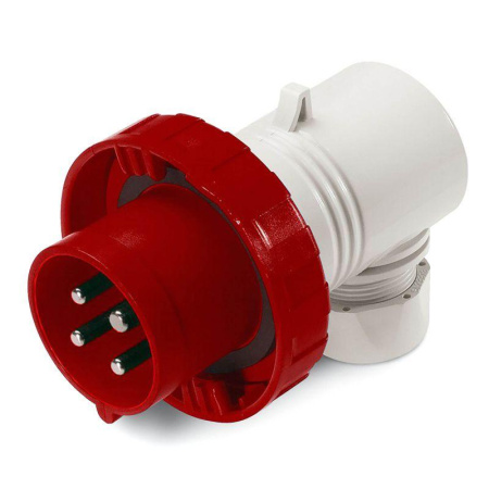 Вилка кабельная угловая 16А 3P+E+N 400В IP67  DIS2261637