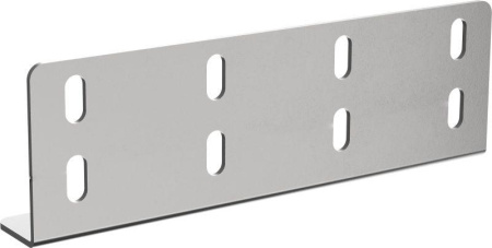 Пластина соединительная усилен. H=80мм 2мм RAL 9016  CLM50D-PSU-080-20-9016