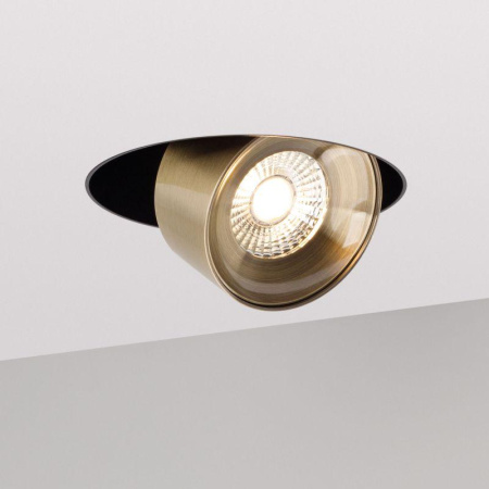 Светильник светодиодный SP-PLURIO-BUILT-TRIMLESS-R160-9W Day4000 BK-ABRS 36deg 230В IP20 металл  038075
