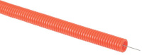Труба гофрированная ПНД d16мм с протяжкой оранж. (уп.50м)  CTG20-16-K04-050
