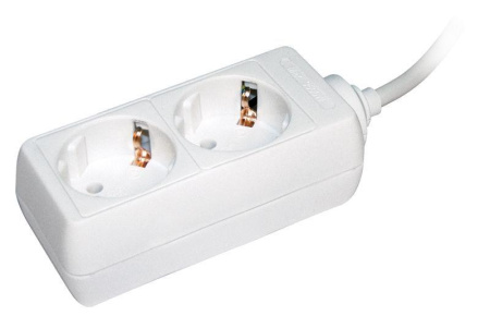 Удлинитель 2х5м с заземл. 16А IP20 У02 2P+PE 250В 3х1  WYP10-16-02-05-Z-N