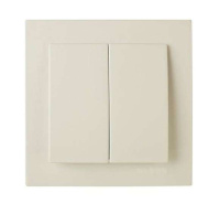 Выключатель 2-кл. СП Пилот бел. БЕЛТИЗ VS56-232-Б