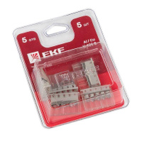 Клемма строительно-монтажная СМК 2273-245 5-проводная 0.5-2.5кв.мм с пастой (блист.5шт) PROxima  plc-smk-2273-245b