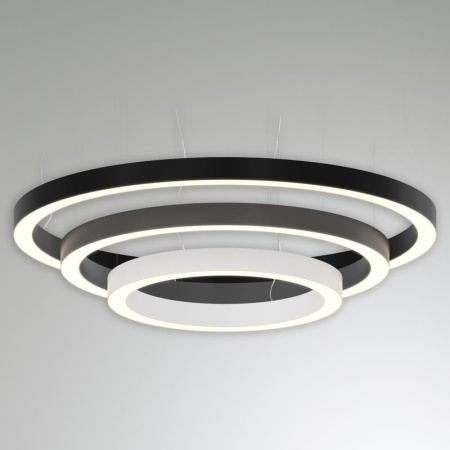 Светильник светодиодный RVE-LBX-HOLE-RING-900-P 69Вт 4000К 900х900х100мм подвесной шир. рассеив.=80мм бел.  RVE00000270