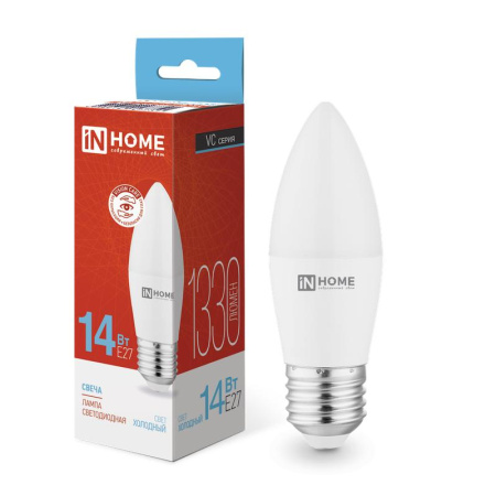 Лампа светодиодная LED-СВЕЧА-VC 14Вт E27 6500К 1330лм  4690612047751