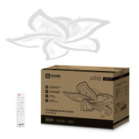 Светильник светодиодный ELEGANT LOTUS 90Вт 3000-6500К 7000лм 230В 590х570х90мм с пультом ДУ бел.  4690612051505 Светильник светодиодный ELEGANT LOTUS 90Вт 3000-6500К 7000лм 230В 590х570х90мм с пультом ДУ бел.  4690612051505