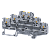 Клемма 3х-ярусная push-in OptiClip CP3L-2.5-3L-I сер.  331867 Клемма 3х-ярусная push-in OptiClip CP3L-2.5-3L-I сер.  331867