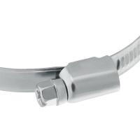 Хомут стальной червячный 60-80 (Россия)  07-0660