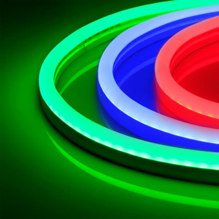 Неон гибкий ARL-NEON-2617-SIDE 24В RGB (8Вт/м IP65) (уп.50м)  030873