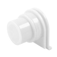 Переходник для трубы гофрированной универсальный бел. (уп.50шт)  PR13.0321